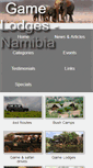 Mobile Screenshot of namibia-game-lodges.com